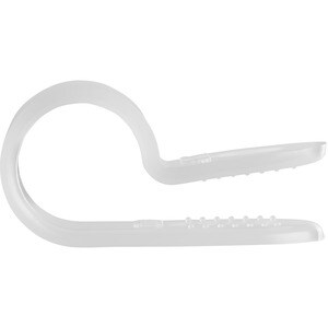 StarTech.com 100 Pack Screw Mount Cable Clamps - Wire Fastener/Holder - R-Type Screw Down Reusable Nylon Clips - UL/94V-2 
