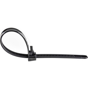 StarTech.com 8"(20cm) Reusable Cable Ties, 1-7/8"(50mm) Dia. 50lb(22Kg) Tensile Strength, Nylon, In/Outdoor, UL Listed, 10