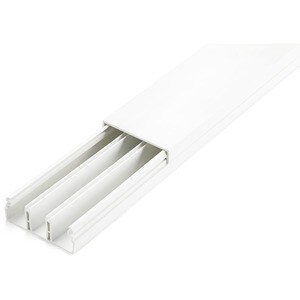 StarTech.com Cable Management Raceway 78" - 3 Compartment Network Cord Hider/ Cover/ Concealer Kit - Channel Cable/ Wire D