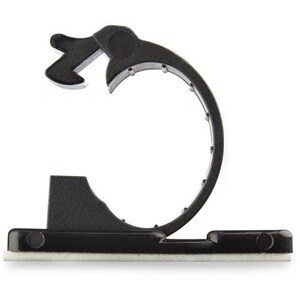 100 Selbstklebende Kabelklemmen Mittel, PC Kabelmanagement/Kabelhalterung, Kabelorganisator, Netzwerk/USB/Ethernet Kabelcl