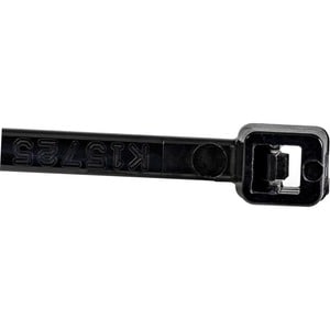 StarTech.com Kabelbinder - 152x3 mm, selbstsichernde Nylon-Kabelbinder mit gebogener Spitze, 94V-2/UL, schwarz, 1000 Stück