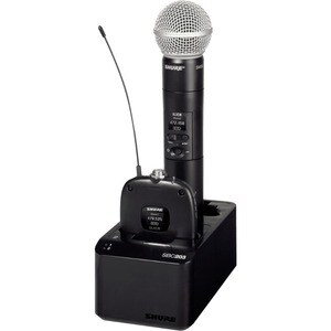 Shure SBC203 Dual Docking Recharging Station for SB903 Lithium-Ion Battery - Docking - Battery, Transmitter - Charging Cap