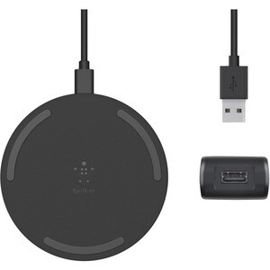 Belkin BoostCharge Wireless Charging Pad 15W - AC Plug