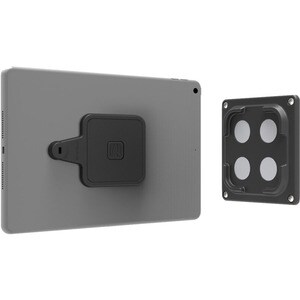 Compulocks Universal Tablet Magnetic Wall Mount with Cable Lock Black - Universal Mounting Options, Snap on\off for Full M