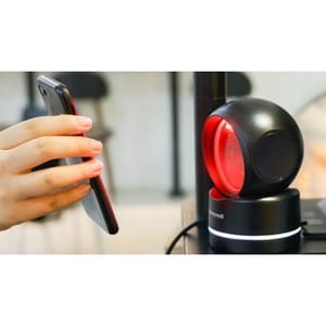 Honeywell HF680 Desktop Barcode-Scanner-Set - Kabel Konnektivität - Schwarz - 1D, 2D - Bildwandler
