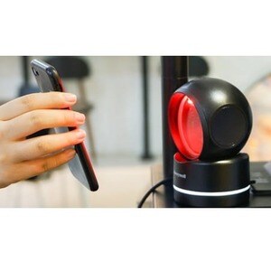 Honeywell HF680 Desktop Barcode-Scanner-Set - Kabel Konnektivität - Schwarz - 1D, 2D - Bildwandler