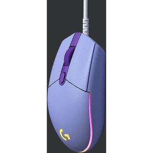 Logitech G203 Gaming Mouse - Cable - Lilac - USB - 8000 dpi - 6 Button(s)