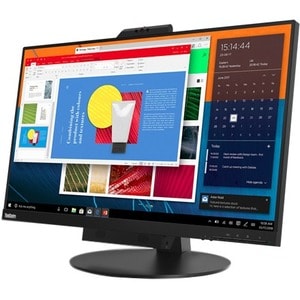 Lenovo ThinkCentre TIO27 27 Zoll Class Webcam WQHD LCD-Monitor - 16:9 Format - Schwarz - 68,6 cm (27 Zoll) Viewable - IPS-