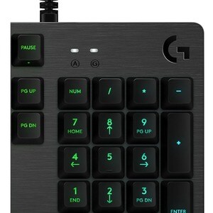 Logitech G512 Lightsync RGB Mechanical Gaming Keyboard - Cable Connectivity - USB 2.0 Interface - English - Windows, PC - 
