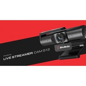 AVerMedia Live Streamer PW513 Webcam - 8 Megapixel - 60 fps - USB 3.0 - TAA and NDAA Compliant - 3840 x 2160 Video - Exmor