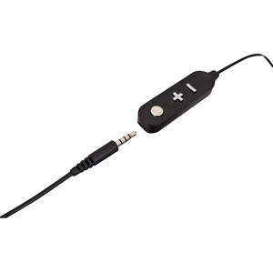 V7 CAUSB-A 95 cm Mini-Phone/USB Audiokabel - Cable for Audiogerät, Headset, Kopfhörer, Mikrofon, PC - Silber, Schwarz