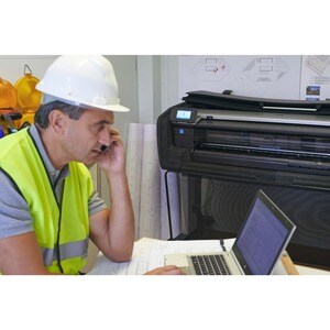 HP Designjet T830 Tintenstrahl-Großformatdrucker - Includes Drucker, Kopierer, Scanner - 609,60 mm (24 Zoll) Druckbreite -