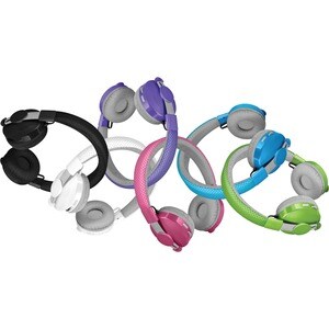 LilGadgets Untangled Pro Bluetooth Headphones Designed for Kids Age 4+ - Stereo - Mini-phone (3.5mm) - Wired/Wireless - Bl