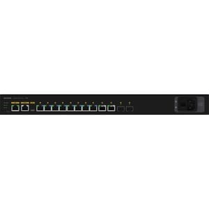 Netgear AV Line M4250-10G2F-PoE+ 8x1G PoE+ 125W 2x1G and 2xSFP Managed Switch (GSM4212P) - 10 Ports - Manageable - 3 Layer