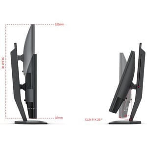 BenQ Zowie XL2411K 24.0" Class Full HD Gaming LCD Monitor - 16:9 - 61 cm (24") Viewable - Twisted nematic (TN) - LED Backl