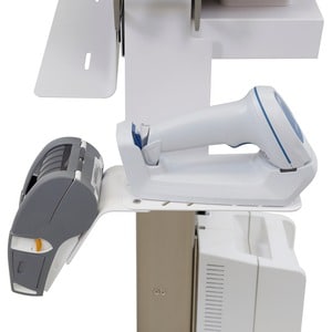 Ergotron Mounting Shelf for Scanner - White - 1.50 lb Load Capacity