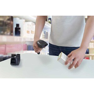 Datalogic Gryphon GM4200 Handheld Barcode-Scanner-Set - Kabellos Konnektivität - Schwarz - 1D - Bildwandler - Bluetooth - USB