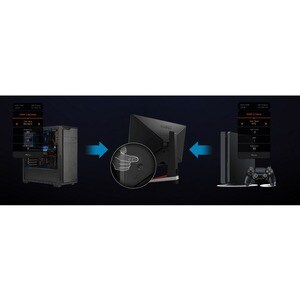 BenQ MOBIUZ EX2710 68,6 cm (27 Zoll) Full HD LED Gaming-LCD-Monitor - 16:9 Format - Dunkelgrau, Schwarz - 685,80 mm Class 