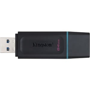 Kingston DataTraveler Exodia 64GB USB 3.2 (Gen 1) Flash Drive - 64 GB - USB 3.2 (Gen 1) - Teal - 5 Year Warranty - 1 Each