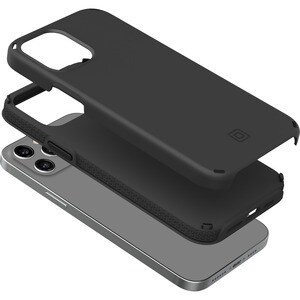 Incipio Duo for iPhone 12 Pro Max - For Apple iPhone 12 Pro Max Smartphone - Black - Soft-touch - Bump Resistant, Drop Res