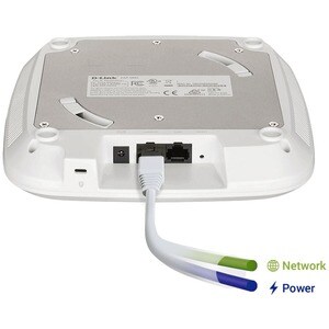 D-Link Nuclias DAP-2682 IEEE 802.11ac 2,25 Gbit/s Drahtloser Access Point - 2,40 GHz, 5 GHz - 4 x Interne Antenne(n) - MIM