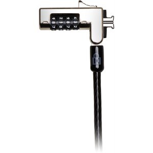 Kensington Slim Kabelschloss Für Notebook - 1,83 m Kabel - Zurücksetzbar - 4 Ziffern - Kombinationsschloss - Schwarz - Kar