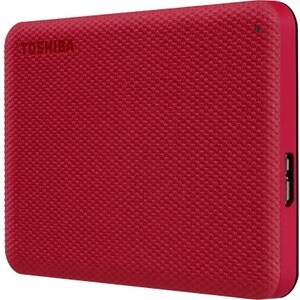 Toshiba Canvio Advance Tragbar Festplatte - 2,5" Extern - 2 TB - Rot - USB 3.2 (Gen 1)