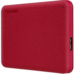 Toshiba Canvio Advance Tragbar Festplatte - 2,5" Extern - 1 TB - Rot - MAC Unterstütztes Gerät - USB 3.2 (Gen 1)