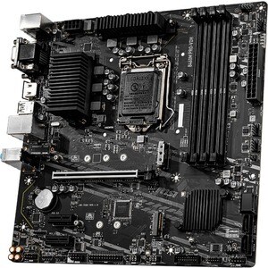 MSI B460M PRO-VDH Desktop-Mainboard - Intel Chipsatz - Socket LGA-1200 - Intel-Optane-speicherbereit - Micro ATX - 128 GB 