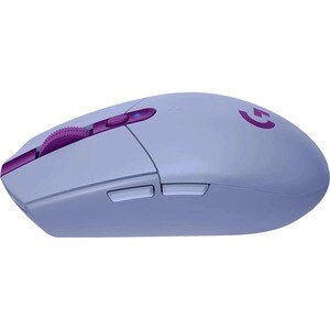 Ratón de juego Logitech LIGHTSPEED - Radiofrecuencia - Óptico - 6 Botón(es) - Violeta - Inalámbrico - 2.40GHz - 12000 dpi