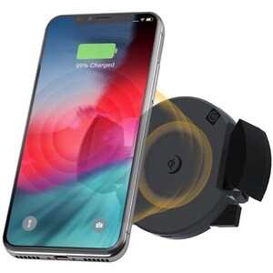 ALOGIC Rapid Air Vent Mount Wireless Charger with Qi Technology - 5 V DC Input - Input connectors: USB - 1