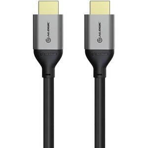 Alogic 2m Ultra 8K HDMI to HDMI Cable - V2.1 - Space Grey - 6.6 ft (2 m) HDMI A/V Cable for Audio/Video Device, Notebook, 