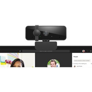 Lenovo Essential - Webcam - 2 Megapixel - Schwarz - USB 2.0 - 1 - 1920 x 1080 Pixel Videoauflösung - Manuelle Scharfstellu