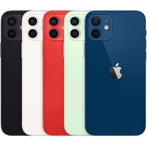 Apple iPhone 12 A2172 64 GB Smartphone - 6.1" OLED 2532 x 1170 - Hexa-core (6 Core) - 4 GB RAM - iOS 14 - 5G - Black - Bar