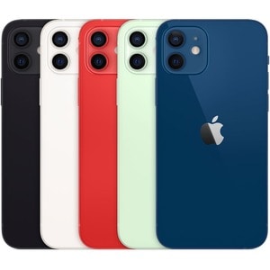 Apple iPhone 12 64 GB Smartphone - 15.5 cm (6.1") OLED Full HD Plus - Hexa-core (6 Core) - 4 GB RAM - iOS 14 - 5G - Black 
