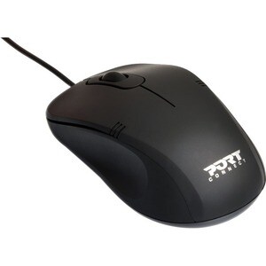 Port Travel Mouse - USB Type A - Optical - 3 Button(s) - Black - 1 - Cable - 1000 dpi - Scroll Wheel - Symmetrical