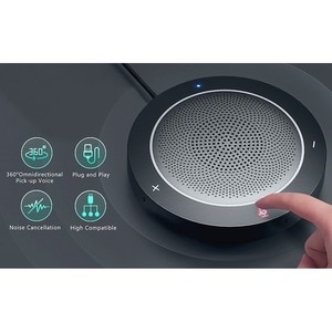 Système de Haut-Parleurs Urban Factory MOVEE Portable - Noir - 360° Circle Sound