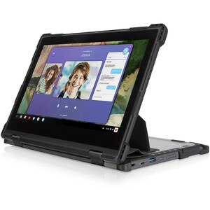 Lenovo Hülle für Lenovo Chromebook - Schwarz, Transparent - Stoßfest, Sturzsicher - Polycarbonat, Thermoplastisches Polyur