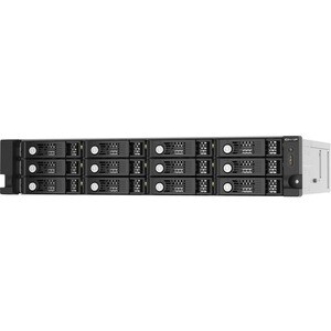 QNAP TL-R1220SEP-RP Drive Enclosure SATA/600 - Mini-SAS HD Host Interface - 2U Rack-mountable - Hot Swappable Bays - 12 x 