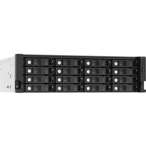 QNAP TL-R1620SEP-RP Drive Enclosure SATA/600 - Mini-SAS HD Host Interface - 3U Rack-mountable - Hot Swappable Bays - 16 x 