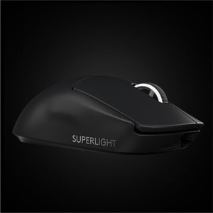 Logitech G Pro X Superlight Wireless Gaming Mouse - Optical - Cable/Wireless - Black - USB - 25600 dpi - 5 Button(s)