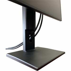Amer Mounts Single Monitor Height Adjust Stand - Up to 32" Screen Support - 26 lb Load Capacity - 1 Devices Supported - Al