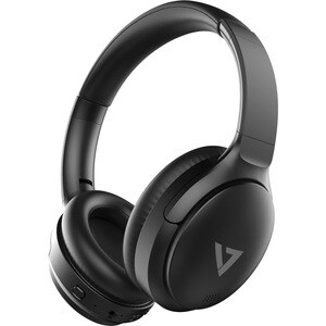 V7 HB800ANC Kabel/Kabellos Über das Ohr, Kopfbügel Stereo Headset - Schwarz - Binaural - Ohrumschließend - 20 Hz bis 20 kH