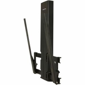 Ergotron Glide 壁挂式安装座 用于 电视, 显示 - 黑 - 可调节高度 - 76.2 cm 到 139.7 cm (55") 支持屏幕 - 18.14 kg 承载量 - 200 x 400, 100 x 400 - VESA 安装兼容