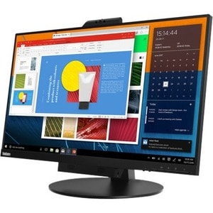Lenovo ThinkCentre TIO27 27" Class Webcam WQHD LCD Monitor - 16:9 - Black - 27" Viewable - In-plane Switching (IPS) Techno