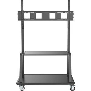 Eaton Tripp Lite Series Heavy-Duty Rolling TV Cart for 60" to 105" Flat-Screen Displays, Locking Casters, Black - Up to 10