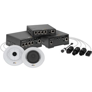 AXIS FA1080-E Outdoor Surveillance Camera - Colour - Black, Grey - Fixed Lens - 8 fps - Bracket Mount, Wall Mount, Recesse