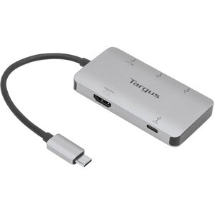 Targus ACA958USZ A/V Adapter - 1 x Type C USB 3.2 (Gen 1) USB Male - 1 x HDMI Digital Audio/Video Female, 3 x Type A USB 3
