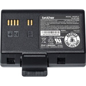 Brother PA-BT-009 Battery - Lithium Ion (Li-Ion) - 1 - For Label Printer, Receipt Printer - Battery Rechargeable