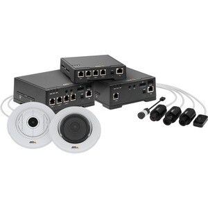 Caméra de surveillance AXIS FA1080-E Extérieur - Couleur - Noir, Gris - Fixe Objectif - 8 fps - Montable en support, Fixat